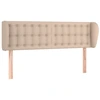 Image de vidaXL Tête de lit avec oreilles Cappuccino-Brun 147x23x78/88 cm Similicuir
