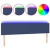 Image de vidaXL Tête de lit LED bleue 160x5x78/88 cm Tissu