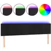 Image de vidaXL LED Tête de lit noir 180x5x78/88 cm velours