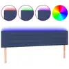 Image de vidaXL LED Tête de lit bleu 180x5x78/88 cm Tissu