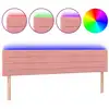 Image de vidaXL LED Tête de lit rose 160x5x78/88 cm velours