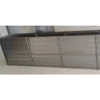 Image de vidaXL Lit boxspring avec matelas noir 160x200 cm Tissu