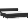 Image de vidaXL Lit boxspring avec matelas noir 200x200 cm similicuir