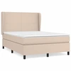 Image de vidaXL Lit Boxspring Matelas Marron Cappuccino 140x200cm Similicuir