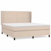 Image de vidaXL Lit boxspring matelas cappuccino brun 180x200 cm similicuir