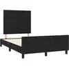 Image de vidaXL Cadre de lit sans matelas noir 120x200 cm velours
