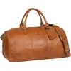 Image de MUSTANG Cuir sac de voyage Catania Travel Bag Cognac brun