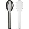 Image de Mepal set de couverts ellipse 3 pièces - nordic black 105760041100