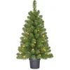 Image de Black Box Trees Norton Arbre de Noël artificiel en pot avec éclairage LED - H90 x Ø50 cm - Vert