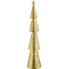 Image de House of Seasons Arbre de Noël - L15 x l8 x H68 cm - Métal - Or