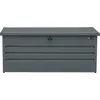 Image de Axi Miles Coffre De Jardin En Métal - 600L, Anthracite 165 X 70 X 62 Cm - Coffre De Rangement Extérieur Avec Fond Et Serrure - Meuble Exterieur