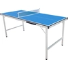 Image de Cougar Table De Ping Pong Mini 1500 Portable Bleu | Ping Pong De Table Cadre Robuste Aluminium, Protections Angles | Tennis De Table Pliable,