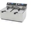 Image de Maxima - Friteuse Gastro - 2 x 11 l - 2 paniers - Jusqu'à 2,8 kg de frites