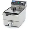 Image de Maxima - Friteuse Gastro - 10 l - 1 panier - avec robinet de vidange