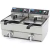 Image de Maxima - Friteuse gastro - 2 x 13 l - 2 paniers - avec robinet de vidange