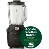 Image de Mélangeur de table Philips 3000 Series HR2291/01 600 W ProBlend Crush Verre Noir 1,25 L - Neuf