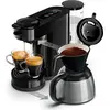 Image de Philips Senseo® Switch Machine à café à dosette et filtre 2 en 1 avec verseuse isotherme + réglage de l'intensité, noir (HD6592/64)