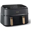Image de PHILIPS Friteuse à air chaud NA352/00 Airfryer 9L noir double panier en occasion ou reconditionné