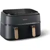 Image de Philips 3000 series Airfryer Dual Basket, Friteuse   air chaud, 9 l, 1,5 kg, Rapid Air, 40 °C, 200 °C