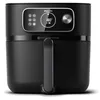 Image de Philips Airfryer Combi Série 7000 - Air Fryer 8.3L, 22-en-1, connecté, Technologie RapidAir, jusqu'à 90% de matières grasses en moins, Application HomeID, coloris Noir (HD9876/90) en occasion ou reconditionné