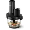 Image de Hachoir hybride Philips 5000 Series HR1507/00 6 en 1 noir 650 W bol en verre 2 L - Neuf