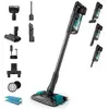 Image de Philips Aspirateur sans fil SpeedPro Max 8000 Series Aqua Plus, Aspirateur balai 2 en 1, Sans sac, Bleu, 0,6 l, Sec et humide, Cyclonique / filtration