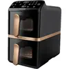 Image de Friteuse à air chaud Philips série 4000 Dual Stack, panier vertical, 10 L, double compartiment, autonome, 2750 W, noire