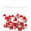 Image de Vilde | Calendrier de l'Avent - 70x60 cm - À remplir soi-même - Feutre - Calendrier de Noël à suspendre