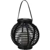 Image de Lanterne solaire, boule noire, Ø 21 cm