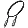 Image de Câble USB4 USB-C vers USB-C PRO - 1m Noir - Neuf