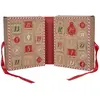 Image de Calendrier de l'Avent avec bougies parfumées 2025 - 24 bougies parfumées & décorations de Noël - Calendrier de l'Avent de luxe pour femmes - Coffret cadeau premium rouge & or