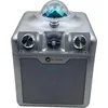 Image de N-GEAR Disco Star 710 Silver - Enceinte Karaoké Bluetooth sans fil - Projecteur en étoile - 2 Microphones