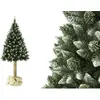 Image de Arbre de Noël artificiel 180 cm avec support - 3 pièces