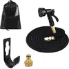 Image de Tuyau d'arrosage flexible - 10-30 mètres - avec pistolet - noir
