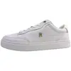 Image de Tommy Hilfiger - Chaussures de sport pour femmes, modèle "Essential Chic Court", lacées, couleur blanche