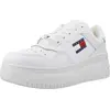 Image de Tommy Jeans Tjw Retro Basket Flatform Ess Couleur Blanc