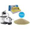 Image de Intex - Pompe à sable 5700 L/u & sable de filtration 75 kg & brosse à récurer WAYS