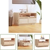 Image de The Living Store Armoire TV 60x35x37 cm Pin massif