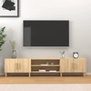 Image de The Living Store Armoire TV Chêne Sonoma 180x31,5x40 cm Matériau dérivé du bois