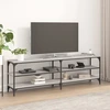 Image de The Living Store Armoire TV Gris Sonoma 160x30x50 cm Matériau dérivé du bois
