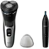 Image de Philips S3143/02 rasoir pour homme Rasoir rotatif Tondeuse Noir, Argent - Neuf