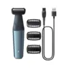 Image de Tondeuse Corps Philips BG3027/05 Bleue et Grise pour Homme avec 3 Sabots Amovibles - Neuf