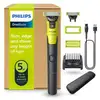 Image de Rasoir Philips OneBlade 360 Connectivity QP4631/65 Charbon de bois et Citron vert pour visage et corps 60 min, tondeuse, étui de voyage - Neuf