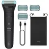 Image de Philips 5000 series Body Groomer BG5470/15 Avec système de rasage Triple Protect, rasage à sec et humide, fonctionnement sans entretien - pas besoin de lubrifier, batterie, noir