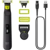 Image de Philips QP6542/15 OneBlade Pro 360 Face+Body Tondeuse à barbe avec 2x lames + 1x sabot de tondeuse + 1x sabot de protection de la peau