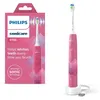 Image de Brosse À Dents Électrique - Philips - Sonicare 4100 - Rose - 2 Modes - Capteur De Pression