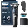 Image de Philips SHAVER Series 5000 S5889/50, Rasoir rotatif, Noir, Bleu, Batterie, Lithium-ion (Li-ion), Batterie intégrée, 60 min