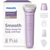 Image de Philips Lady Shaver Series 8000 - rasoir électrique sans fil, utilisable sous l'eau et à sec, système à 3 lames, tête de rasage flexible, lumière LED, jambes/corps/