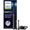 Image de Philips série 5300 HX7101/04, pour adultes, brosse à dents sonique, pour un usage quotidien, 62 000 vibrations par minute, noire, 2 minutes, 4 sessions de 30 secondes