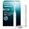 Image de Brosse À Dents Électrique - Philips - Sonicare Series 3000 Hx4033/21 - Blanc - Tête Optimal White - Étui De Voyage